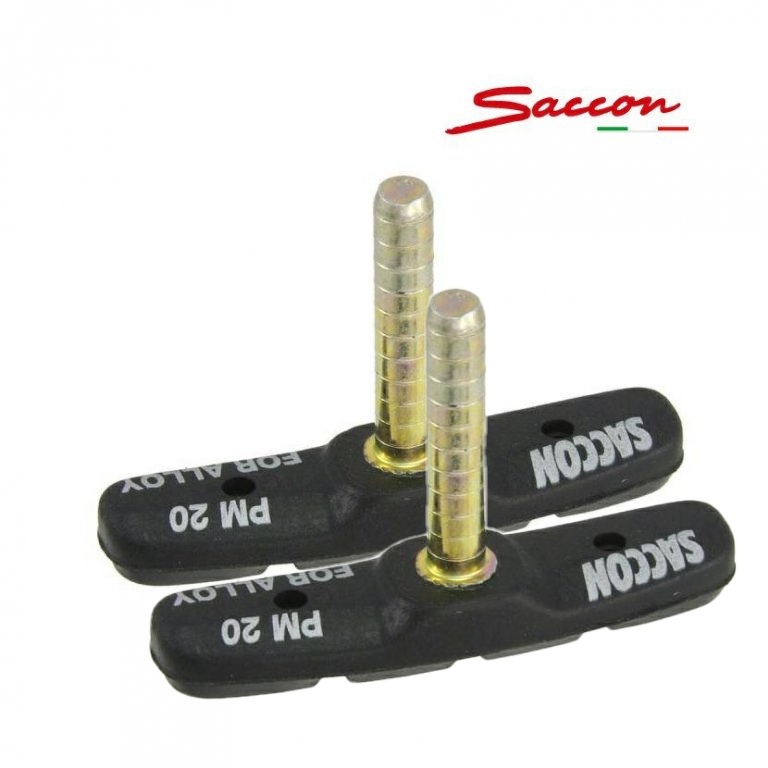 Klocki hamulcowe Saccon V-Brake, na trzpień, bolec