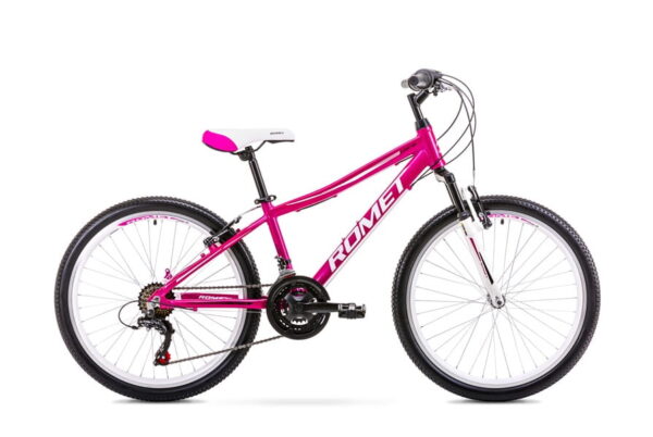 Rower Romet Jolene 24 różowo – biały 2019
