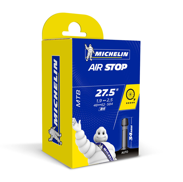 Dętka Michelin B4 Airstop 27,5” 1.9-2.6 presta