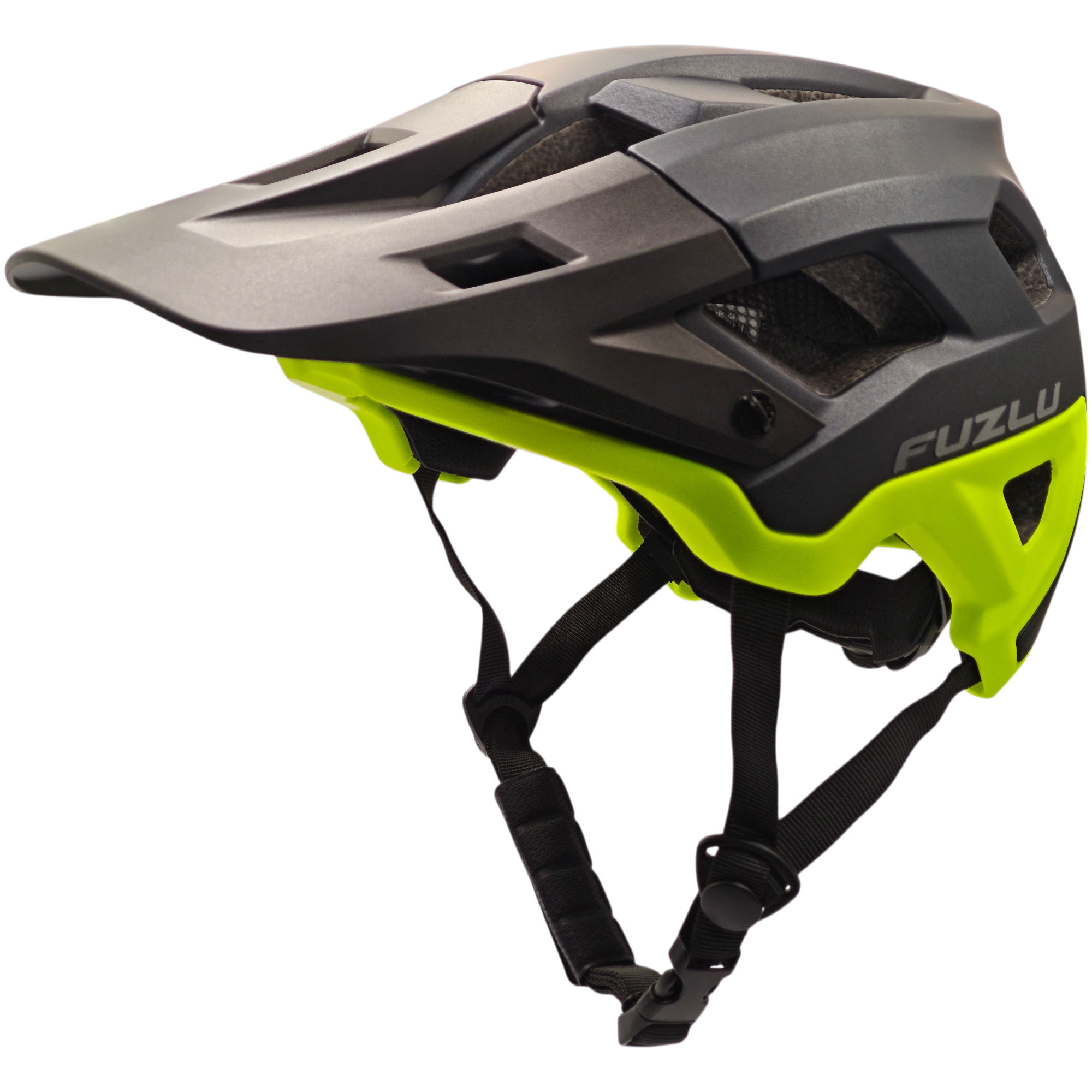 Kask rowerowy FUZLU Attack ZL-B050 Matte Graphite/yellow