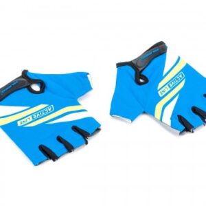 Rękawiczki rowerowe Active kolor niebieski