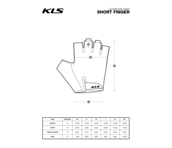 Rękawice KLS Factor 022, black